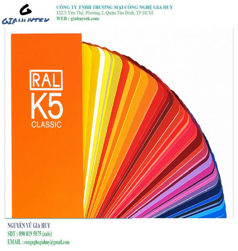 Quạt màu Ral K5