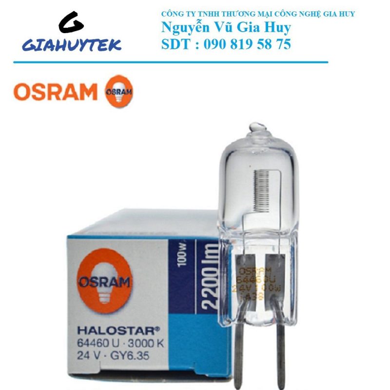 Bóng halogen Osram 24V 50W 64445U - BÓNG ĐÈN KIỂM MÀU