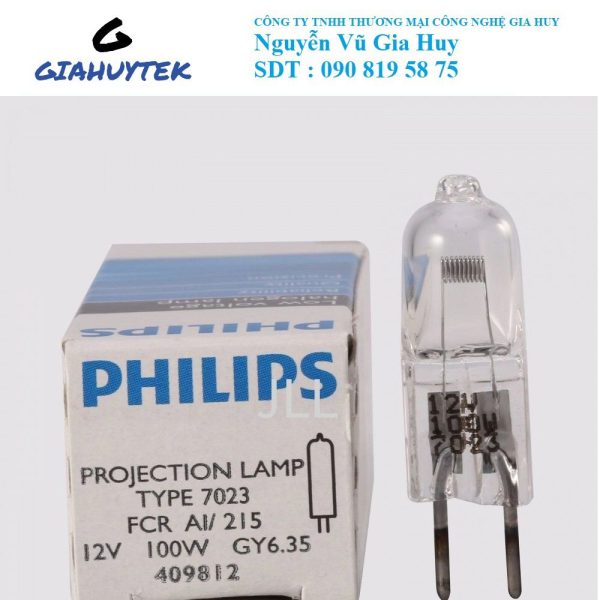 Bóng halogen 12V 100W Philips 7023 - BÓNG ĐÈN KIỂM MÀU