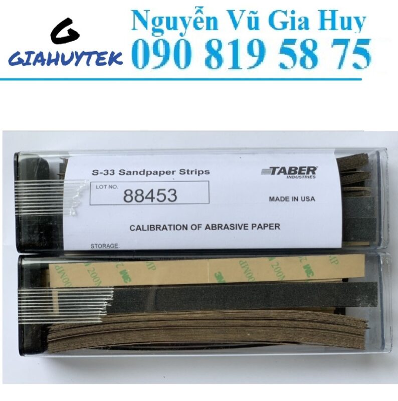 Giấy nhám mài mòn taber s-33