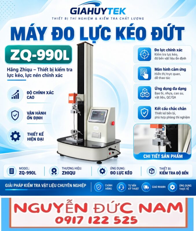 Máy đo lực kéo đứt ZQ-990L hãng ZHIQU